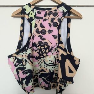 Farm Rio x Adidas Racerback Crop Tank